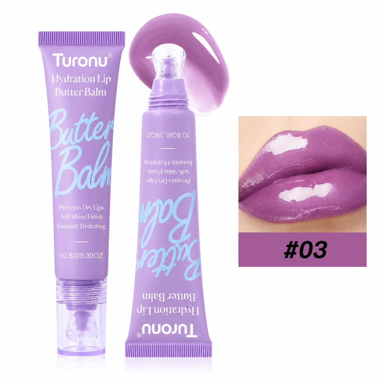 🥳2026 HOT SALE🥳Hydrating Liquid Lip Gloss – Moisturizing Squeeze Tube, High Shine