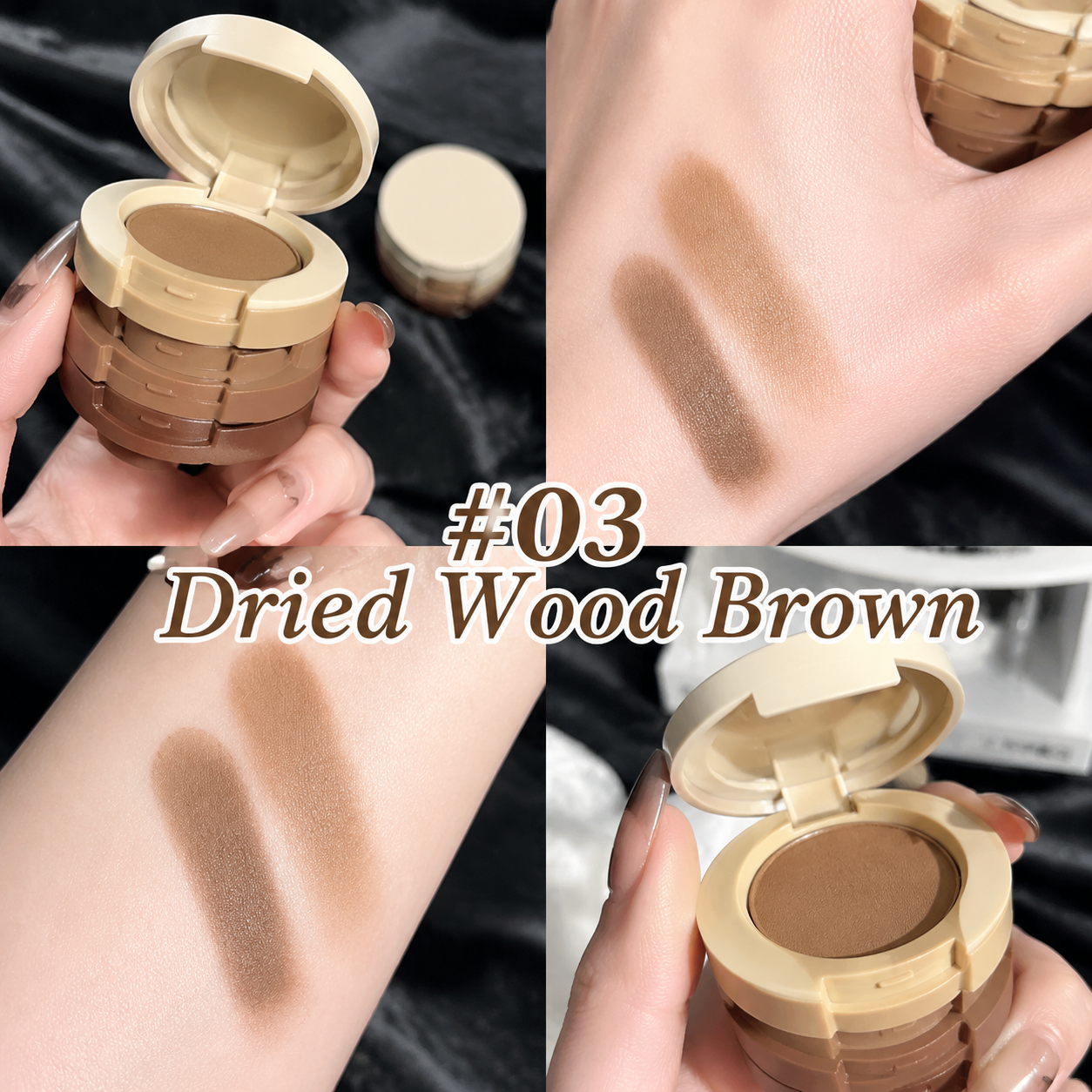 🎁BUY 1 GET 1 FREE🎁丨3-Color Stackable Eyeshadow Palette with Mirror