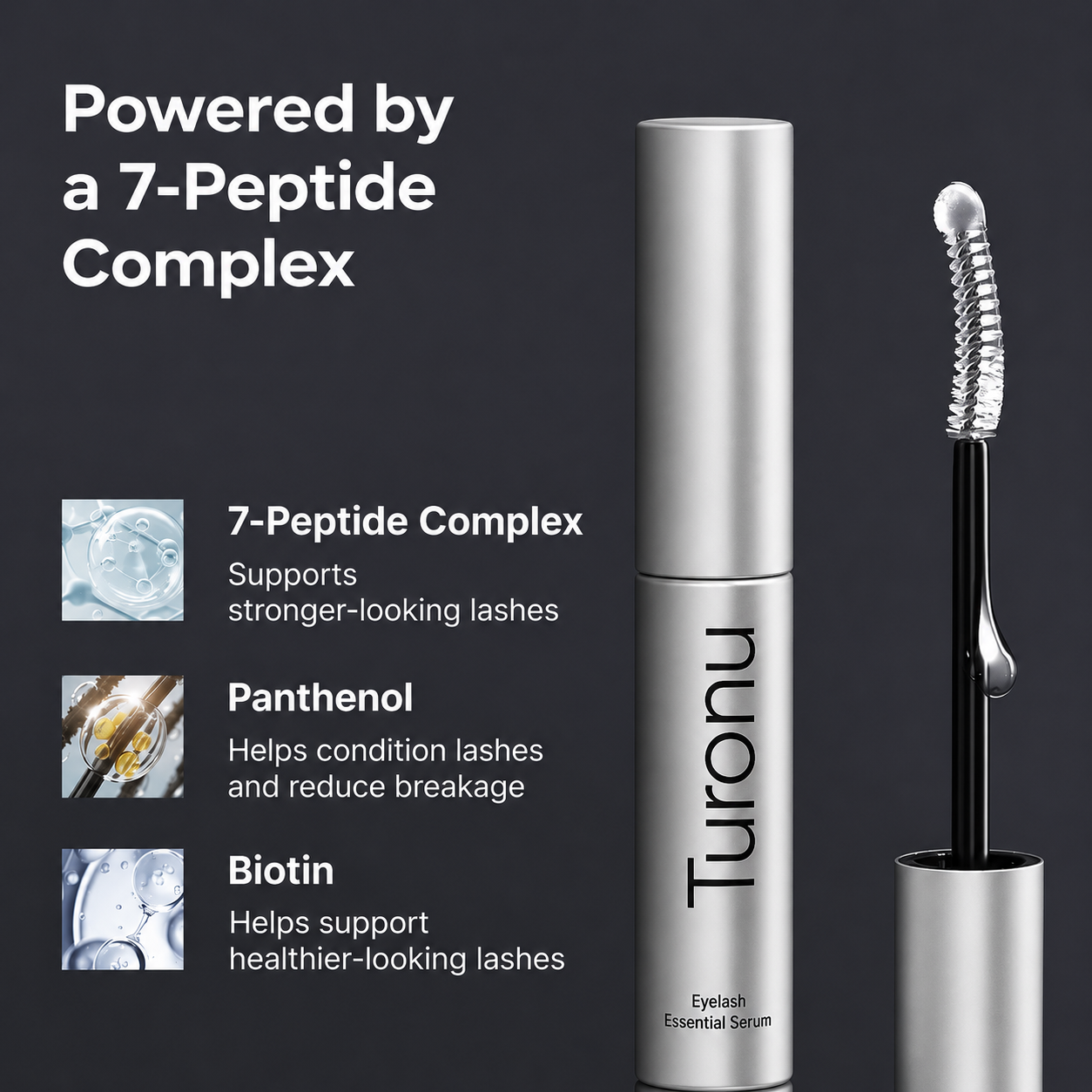 Eyelash Growth Serum- Safe & Gentle Lashes Care, Fuller, Thicker in 2 Weeks, Non-Prostaglandin