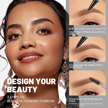 🥳2026 HOT SALE🥳 Waterproof & Smudge-Proof Brow Pen